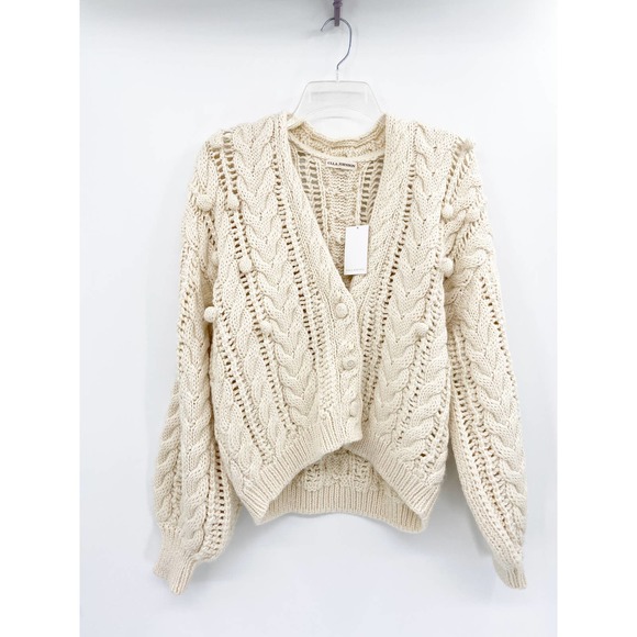 Ulla Johnson Lilo Ivory Chunky Knit 